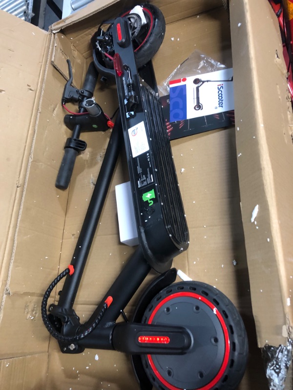 Photo 1 of (PARTS ONLYT)iScooter i9 Electric Scooter and Storage Bag for Adults and Teens, 15.6MPH, 18 Miles Range, 8.5''