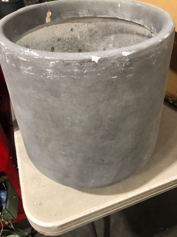 Photo 4 of **DAMAGED - SEE NOTES**
Kante 15.3"+11.6"+8.2" Dia Round Concrete Planter,Large Planter Pots Containers 