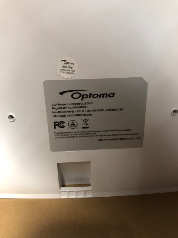 Photo 5 of Optoma 4K400STx 4K Ultra HD High Brightness Short Throw DLP Projector