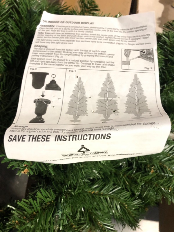 Photo 3 of **PARTS ONLY** *SEE CLERK NOTES* National Tree Company Pre-Lit Promotional Assortment