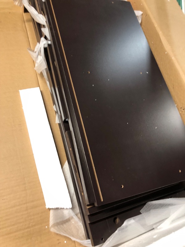 Photo 1 of * used * 14'' x 7'' x 36'' *
IWELL Bathroom Floor Cabinet, Linen Storage Cabinet with Glass Doors, 
