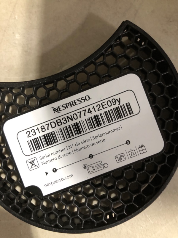 Photo 6 of * missing pieces * see images *
Nespresso Vertuo Plus Coffee and Espresso Machine by De'Longhi with Aeroccino, Ink Black with Nespresso 