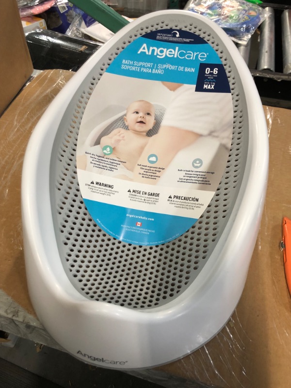 Photo 4 of Angelcare Baby Bath Support (Grey) | Ideal for Babies Less than 6 Months Old