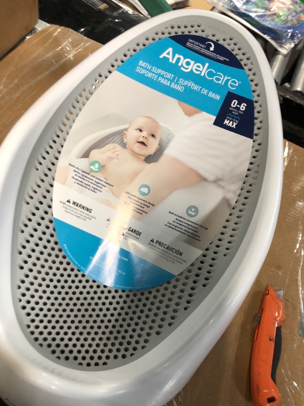 Photo 2 of Angelcare Baby Bath Support (Grey) | Ideal for Babies Less than 6 Months Old