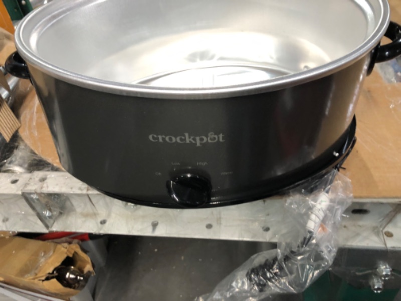 Photo 3 of ***UNABLE TO TEST - DENTED***
Crock-Pot Scv700-kc 7-Qt. Slow Cooker (Charcoal)