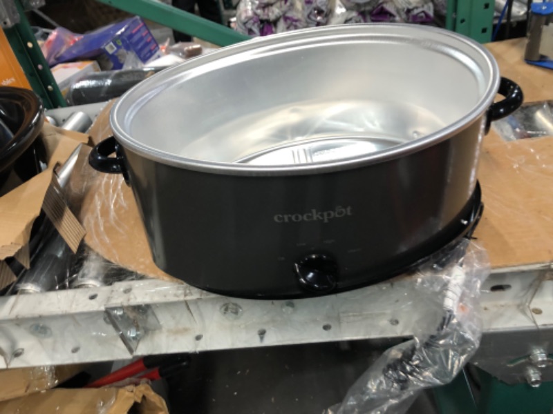 Photo 2 of ***UNABLE TO TEST - DENTED***
Crock-Pot Scv700-kc 7-Qt. Slow Cooker (Charcoal)