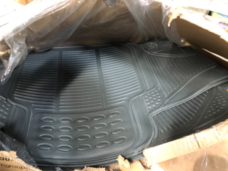 Photo 2 of Automotive Floor Mats Gray ClimaProof for all weather protection Universal Fit for most Cars, SUVs, and Trucks