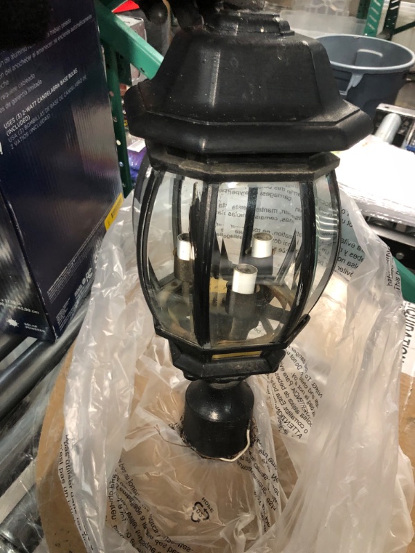 Photo 1 of ****USED***
****STOCK PHOTO AS REF****
Harbor Breeze Solar Lamp 17.32-in H Black Solar LED Pier-mounted Light
