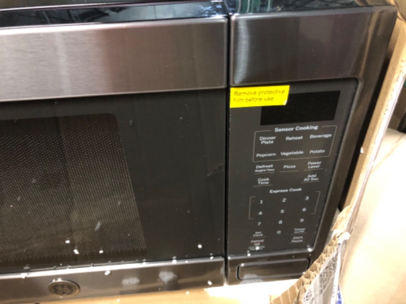 Photo 2 of  Microwave Oven, Black Stainless Steel, 13.625 in