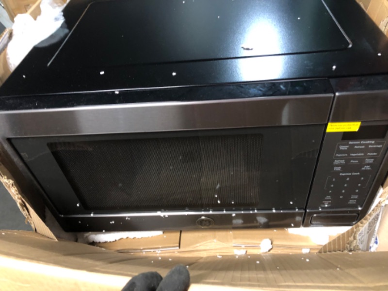 Photo 3 of  Microwave Oven, Black Stainless Steel, 13.625 in