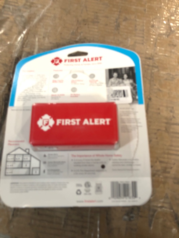 Photo 3 of FIRST ALERT FAT1039718 Battery-Powered Carbon Monoxide Alarm, 9v, White