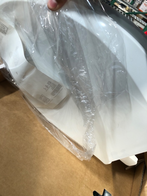 Photo 3 of **USED**PREV OPENED BOX*KOHLER 4636-RL-0 Cachet ReadyLatch Quiet Close Elongated Toilet Seat, White Ready Latch Elongated White