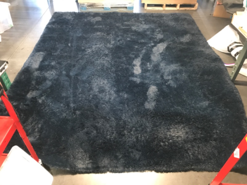 Photo 2 of * used * see all images * 
Ophanie 8x10 Black Area Rugs for Living Room, Large Shag Bedroom Carpet