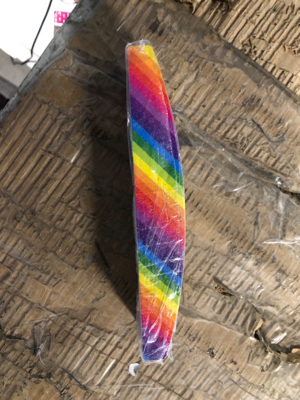 Photo 2 of 10Pcs Nail File,Refers to Dazzle Rainbow Half Moon Nail Files for Acrylic Nails 100/180 Grit Nail Files Professional Reusable Double Sided Washable Emery Boards for Nails Manicure Tools 10PCS Half-Moon