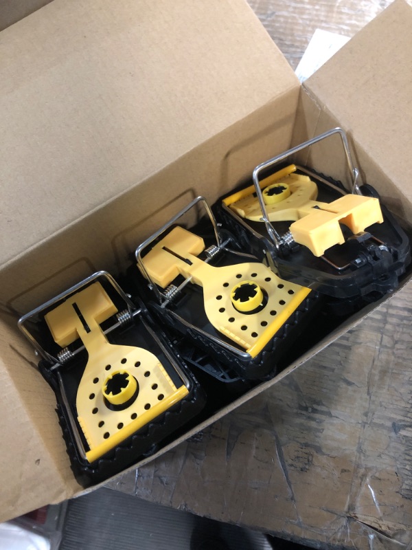 Photo 1 of Glue Traps,Glue Mouse Traps,Sticky Mouse Glue Traps for Mice and Rats,Pre-Baited Adhesive Plastic Traps for Home,Snake Lizard Insect Spider Traps, Pet Safe Pest Control Mouse Trap Glue Boards(6 Traps)