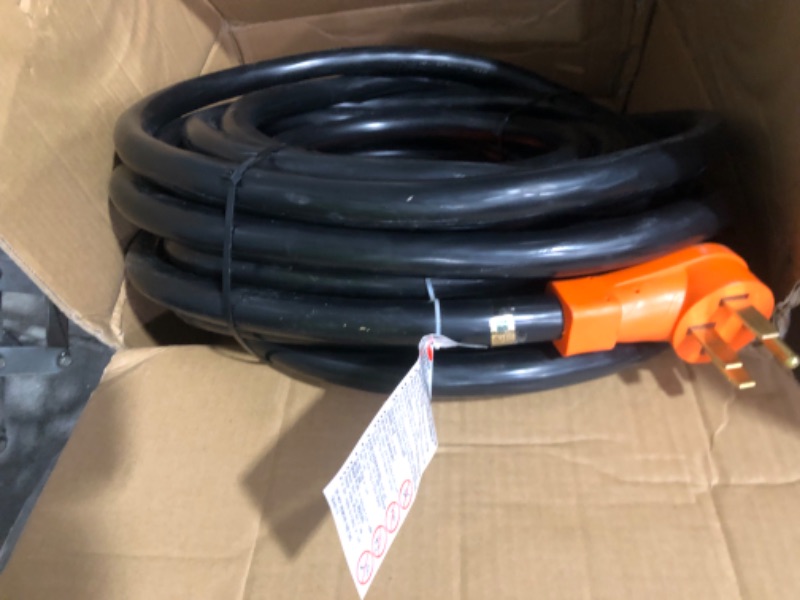 Photo 2 of Finderomend 50 Amp RV Extension Cord for EV,50ft UL Listed **see photos**