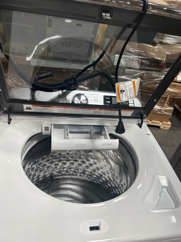 Photo 4 of Maytag Smart Capable 5.3-cu ft High Efficiency Impeller Smart Top-Load Washer (White) ENERGY 