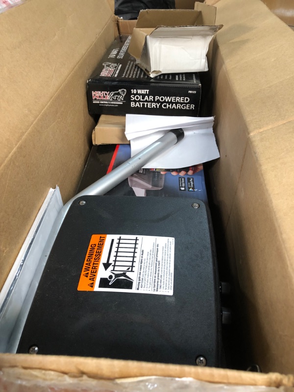 Photo 1 of *** USED 
Mighty Mule MM371W Automatic Gate Opener (SMART), Single, BLACK
