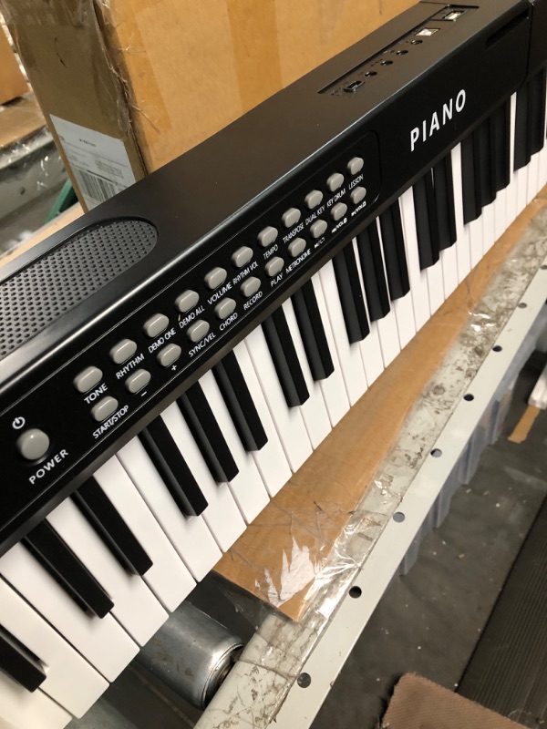 Photo 1 of [READ NOTES]
Digital Piano 88 Key Full Size Semi Weighted Electronic Keyboard Piano with Music Stand