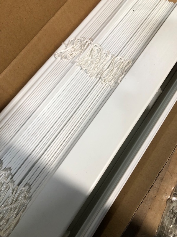 Photo 3 of [FOR PARTS, READ NOTES]
allen + roth Trim at Home 2-in Slat Width 27-in x 64-in Cordless White Faux Wood Room Darkening Horizontal Blinds NONREFUNDABLE