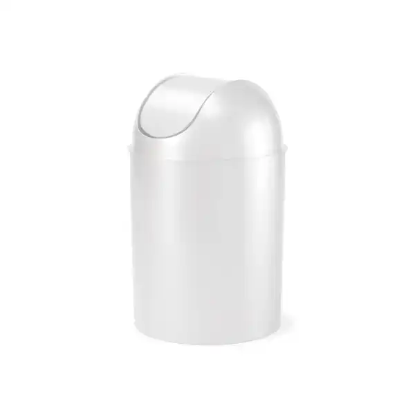 Photo 1 of [STOCK PHOTO, READ NOTES]
Umbra 2.5-Gallons GREY Plastic Kitchen Trash Can with Lid Indoor