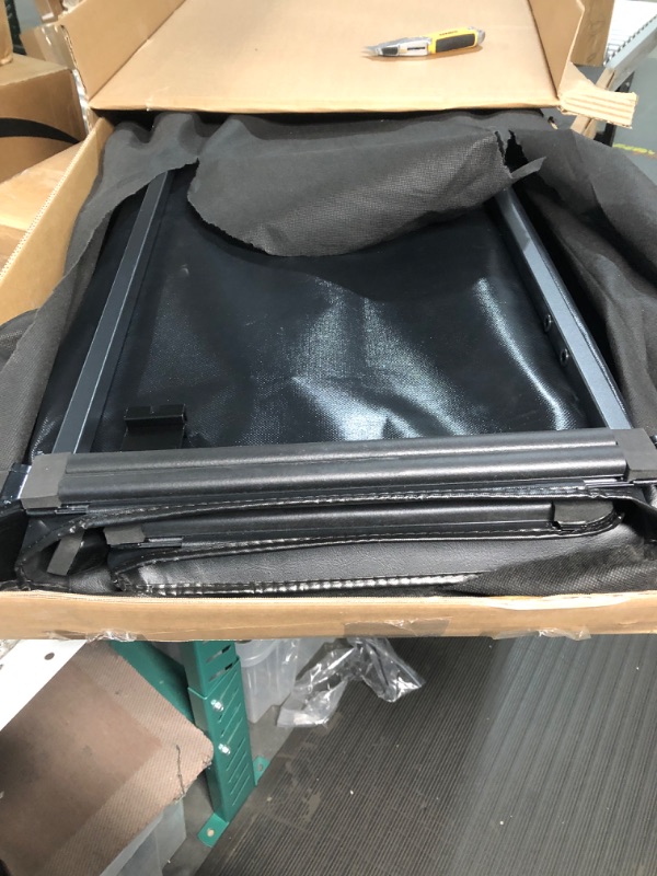 Photo 2 of **NON REFUNDABLE NO RETURNS SOLD AS IS**
**PARTS ONLY**
 Tyger Auto T3 Soft Tri-Fold Truck Bed Tonneau Cover Compatible with 2004-2015 Nissan Titan without Titan Box | Fleetside 5.5' Bed (67") | TG-BC3N1026 , Black 5.5ft Bed T3 Soft Tri-Fold 2004-2015 Tit