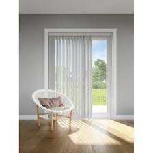 Photo 1 of LEVOLOR Trim+Go 3.5-in Slat Width 45.5-in x 84-in Cordless Crown White Room Darkening Vertical Blinds
