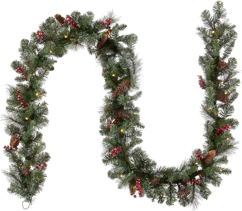 Photo 1 of **ONLY GARLAND**
**STOCK PHOTO AS REF** 
National Tree Company Pre-Lit Artificial Christmas Garland,