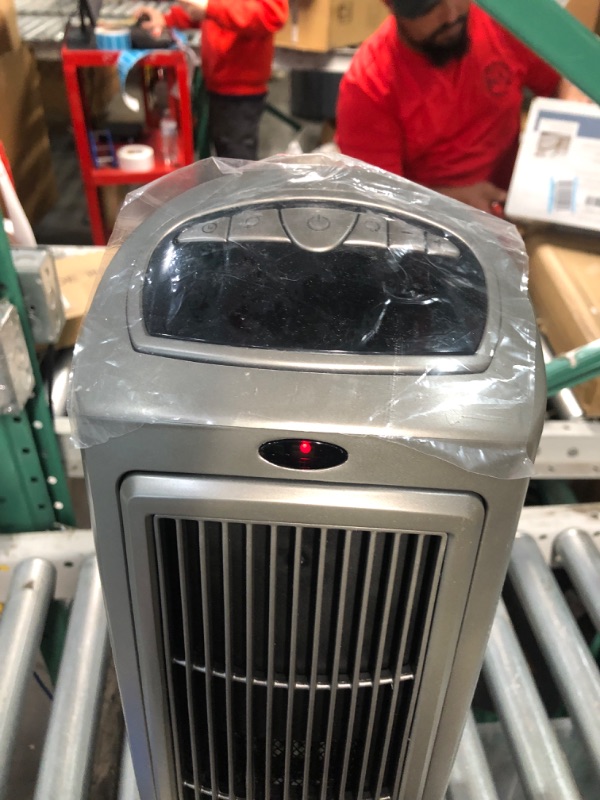 Photo 2 of Lasko 1500W Digital Ceramic Space Heater with Remote, 755320, Silver