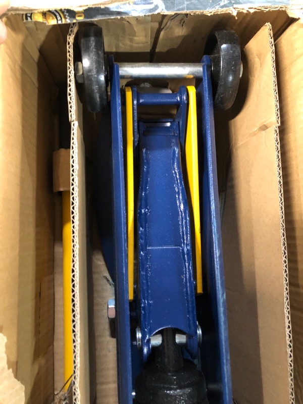 Photo 1 of 2 Ton Hydraulic Floor Jack,car jack Hydraulic Trolley Service,Lifting Range 5-1/8" to 13",Floor Jack with 4000 lb Capacity,Blue