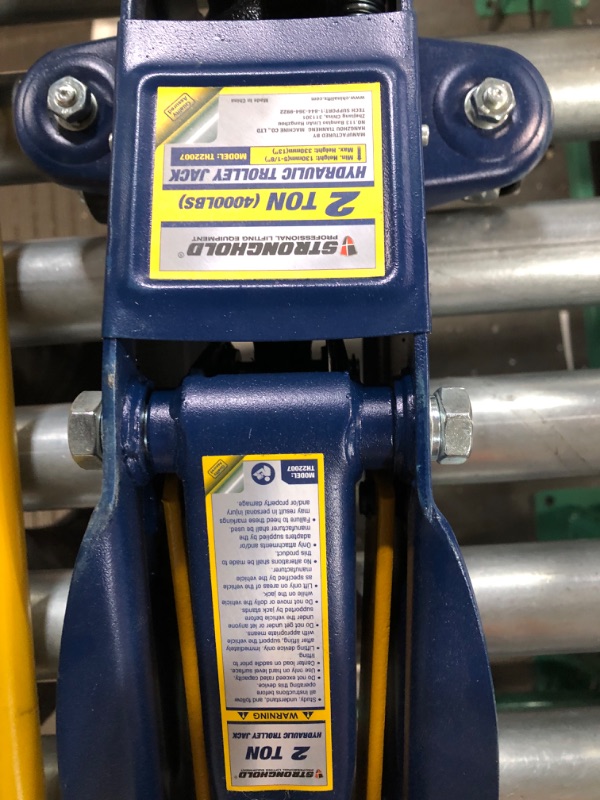 Photo 1 of 2 Ton Hydraulic Floor Jack,car jack Hydraulic Trolley Service,Lifting Range 5-1/8" to 13",Floor Jack with 4000 lb Capacity,Blue