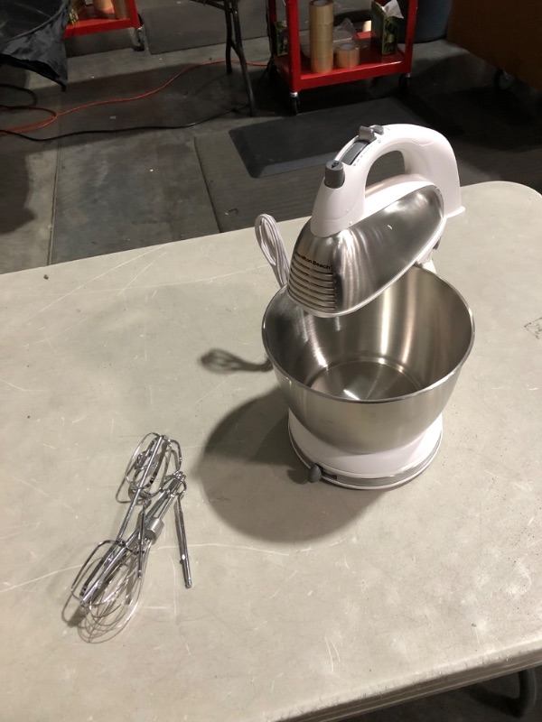 Photo 6 of **PARTS ONLY** KitchenAid KSM8990CU 8-Quart Commercial Countertop Mixer, 10-Speed, Gear-Driven, Contour Silver No Bowl Guard Mixer Contour Silver 