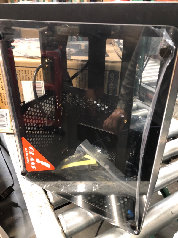 Photo 1 of RAIJINTEK OPHION EVO, SFF Case (Mini-TX) with Tempered Glass, Max. 330mm VGA Card, ATX PSU, Type-C Hub, Riser Card, 3x2.5 HDD, Magnetic Design Dust Filter, 240 AIO Water Cooling Option On Top