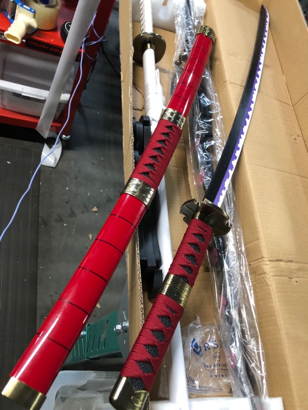 Photo 1 of * see clerk notes *
LoGest Zoro Replica Sword - Exact Replica from The Anime - Use for Arts Role Play Cosplay 
