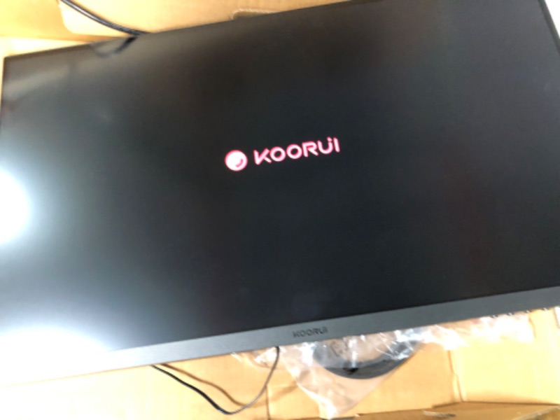 Photo 2 of KOORUI 27 Inch Computer Monitors, 4K UHD(3840 * 2160) IPS Gaming Monitors, HDR10, 90% DCI-P3, Frameless, 2X HDMI 2.0 & DisplayPort 1.4, VESA Mountable, Eye Protection N07