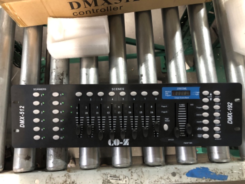 Photo 3 of CO-Z 192 DMX 512 Stage DJ Light Controller Lighting Mixer Board Console for Light Shows, Party Disco Pub Night Club DJs KTV Bars and Moving Heads
