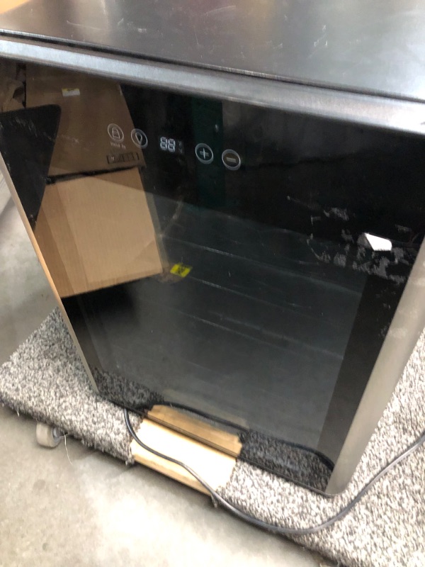 Photo 4 of (PARTS ONLY/NO REFUNDS)) Antarctic Star 36 Bottle Wine Cooler/Cabinet BeverageRefrigerator Small Mini Wine Cellar Beer Soda Bar Fridge Black