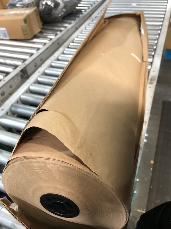 Photo 3 of School Smart Butcher Kraft Paper Roll, 40 lb, 36 Inches x 1000 Feet, Brown - 085445