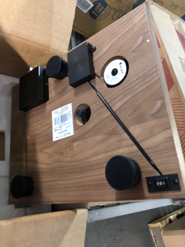 Photo 2 of Record Player Turntable with Double Bluetooth Connectivity and Build in Preamp,AT-3600L Cartridge,Vinyl Player with USB Recording STOCK IMAGE