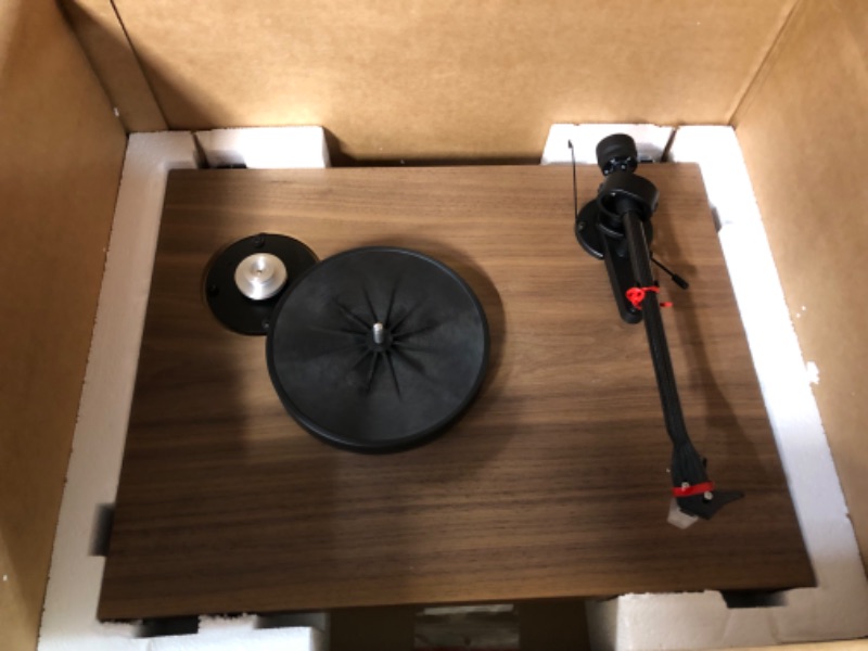 Photo 4 of Record Player Turntable with Double Bluetooth Connectivity and Build in Preamp,AT-3600L Cartridge,Vinyl Player with USB Recording STOCK IMAGE