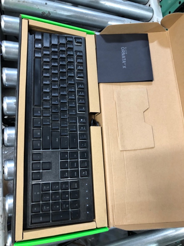 Photo 3 of Razer Ornata V3 X Gaming Keyboard: Low-Profile Keys - Silent Membrane Switches - Spill Resistant - Chroma RGB Lighting - Ergonomic Wrist Rest - Classic Black