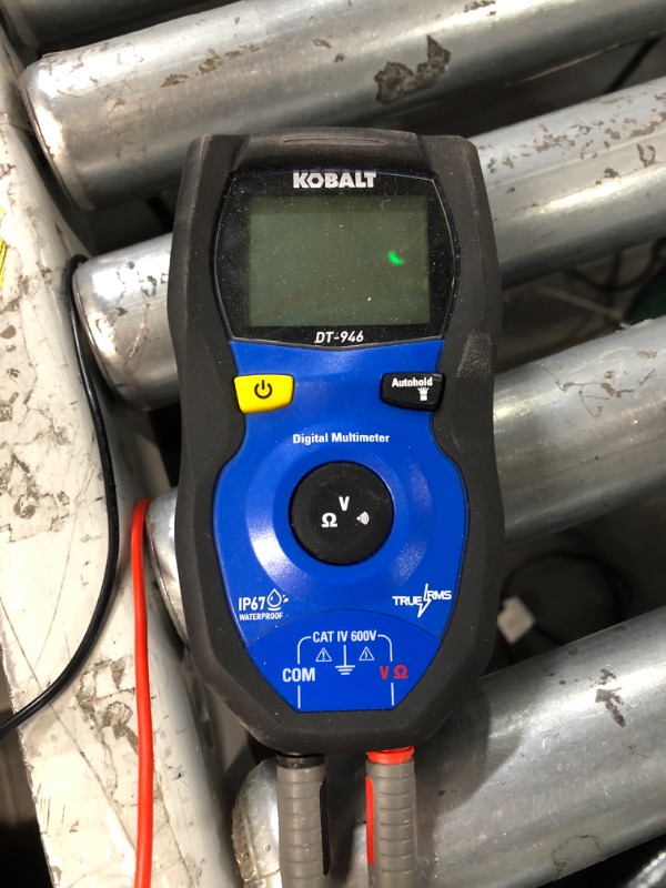 Photo 2 of (SEE NOTES) Kobalt DT-946 Black Digital 600-Volt Autoselecting Multimeter 