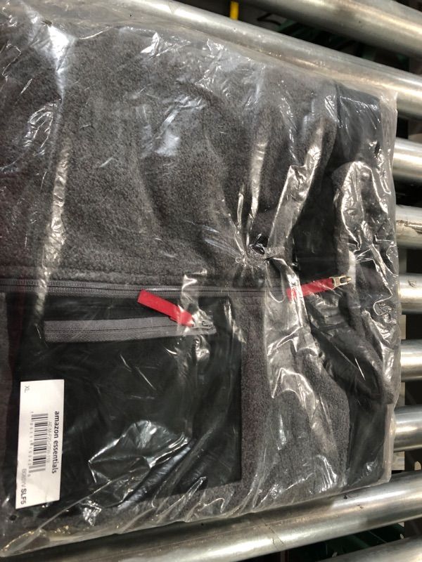 Photo 1 of Amazon Essentials Men's Full-Zip Polar Fleece Jacket Polyester Black,  Small