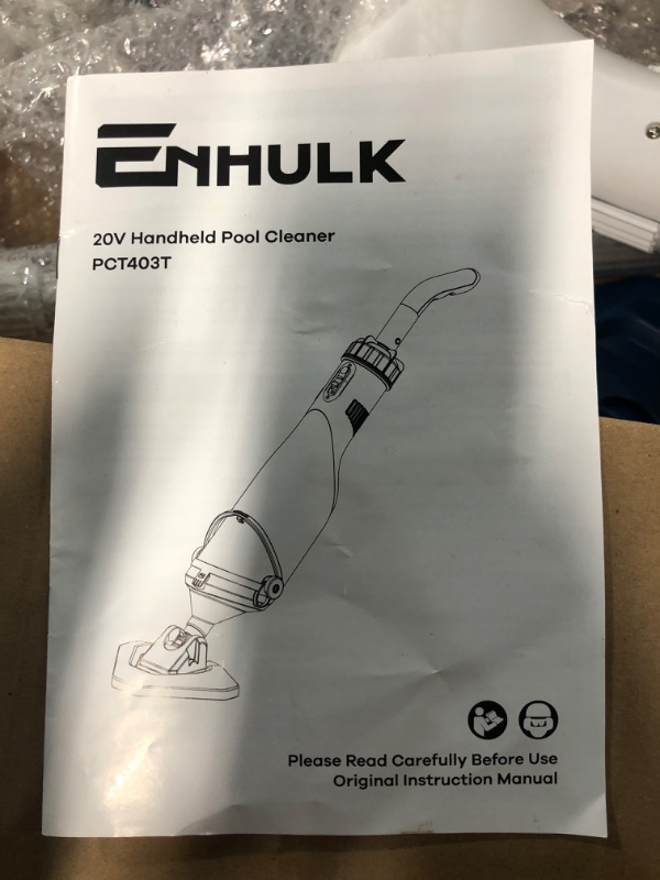 Photo 3 of ***UNABLE TO TEST***Enhulk Pool Vacuum for Above Ground Pool with a Telescopic Pole