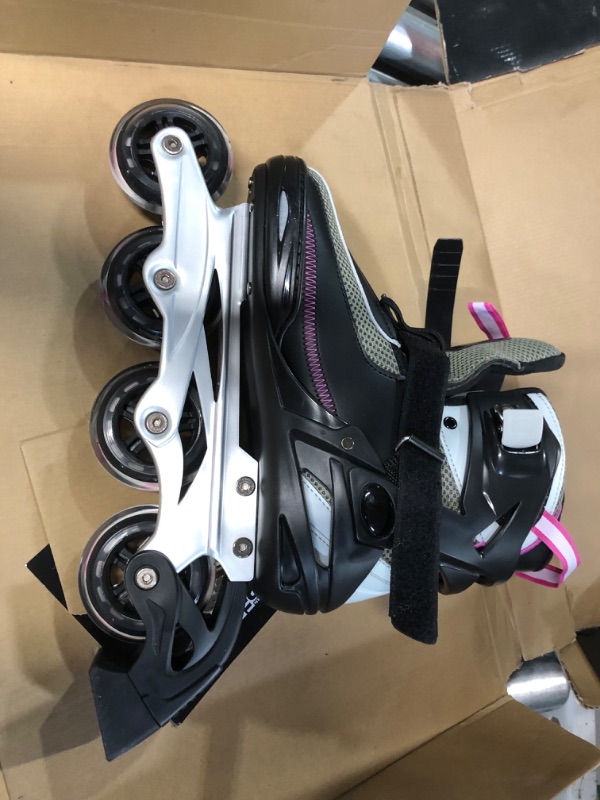 Photo 2 of **IMPARTIAL SET**5th Element Lynx LX Roller Blade Inline Skates for Women with High Ankle Support -Violet 9.0