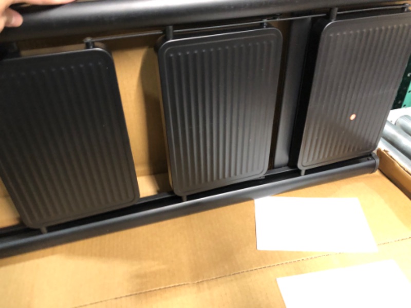 Photo 1 of 3 Step Ladder Aluminum Lightweight Folding Step Stool Wide Anti-Slip Pedal 330 Lbs Capacity Household Office Portable Stepladder,Black 3-Step Black