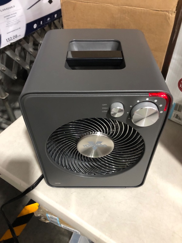 Photo 2 of **POWERS ON** Vornado VMH300 Whole Room Metal Heater  -Storm Gray **SEE PHOTOS**