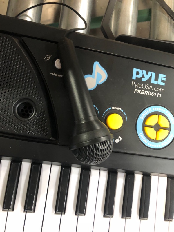 Photo 3 of Pyle Digital Piano Kids Keyboard - Portable 61 Key Piano Keyboard, 