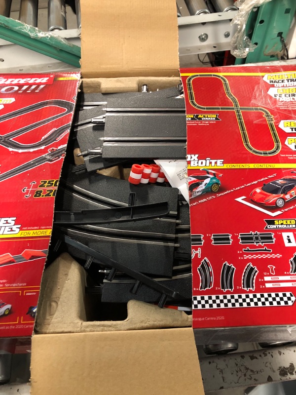 Photo 3 of Carrera GO!!! Electric Powered Slot Car Racing Kids Toy Race Track Set 1:43 Scale, Ferrari Pro Speeders