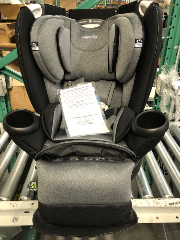 Photo 3 of Evenflo Gold Revolve360 Extend All-in-One Rotational Car Seat with SensorSafe (Moonstone Gray) Gold Revolve Extend Sensorsafe Moonstone Gray